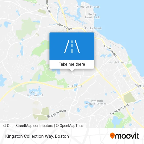 Kingston Collection Way map