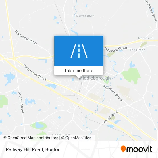 Railway Hill Road map