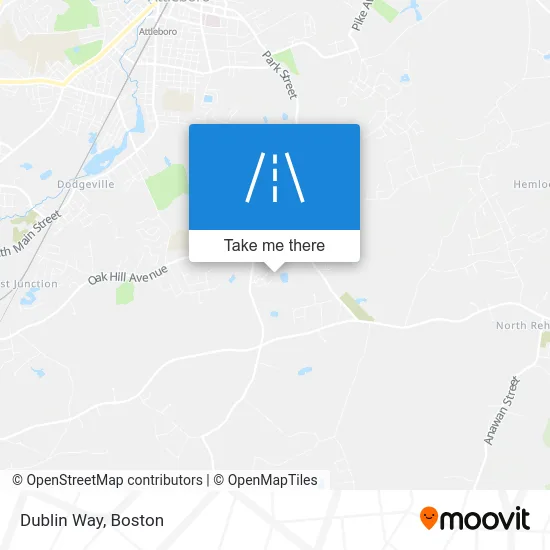 Dublin Way map