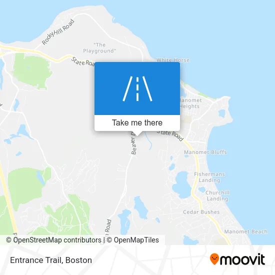 Entrance Trail map