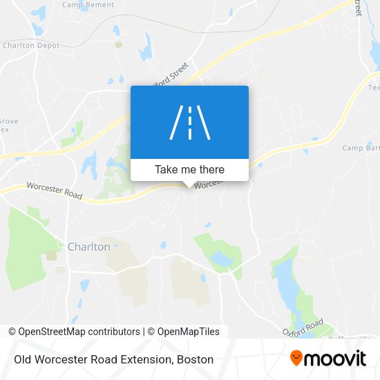 Old Worcester Road Extension map