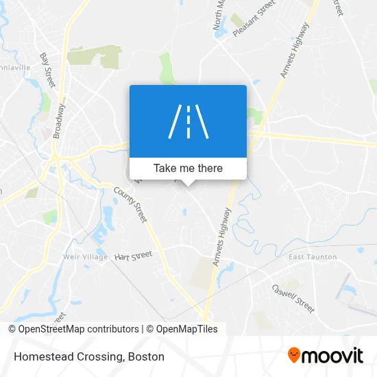 Homestead Crossing map