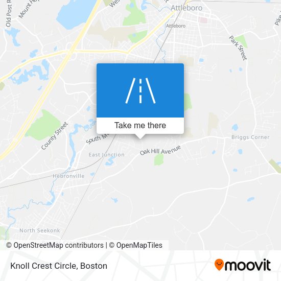 Knoll Crest Circle map