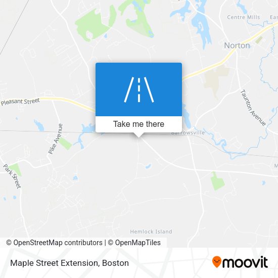 Maple Street Extension map