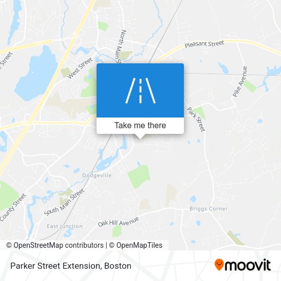 Mapa de Parker Street Extension