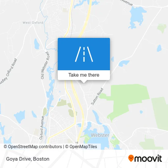 Goya Drive map
