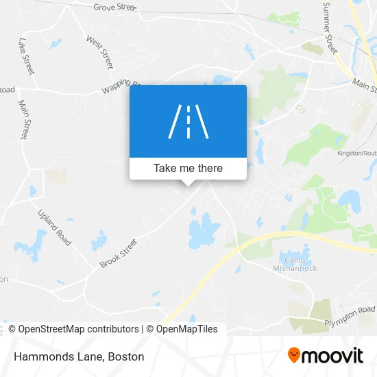 Hammonds Lane map