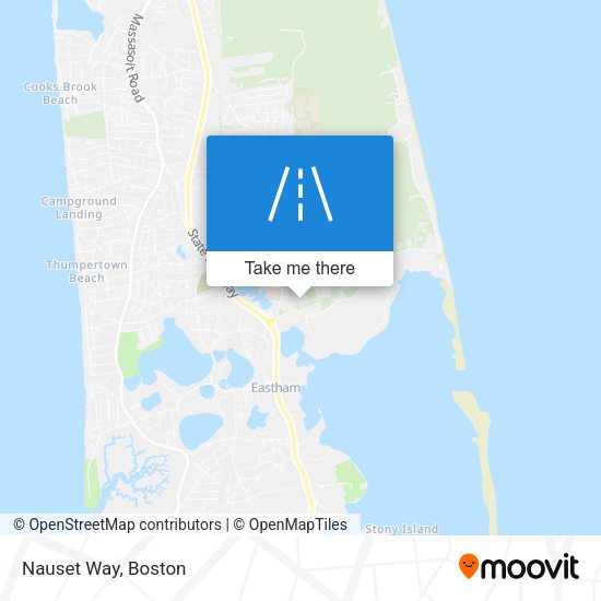 Nauset Way map