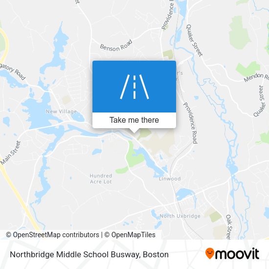 Mapa de Northbridge Middle School Busway