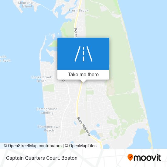 Captain Quarters Court map