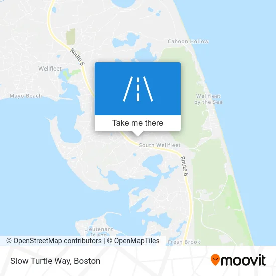 Slow Turtle Way map