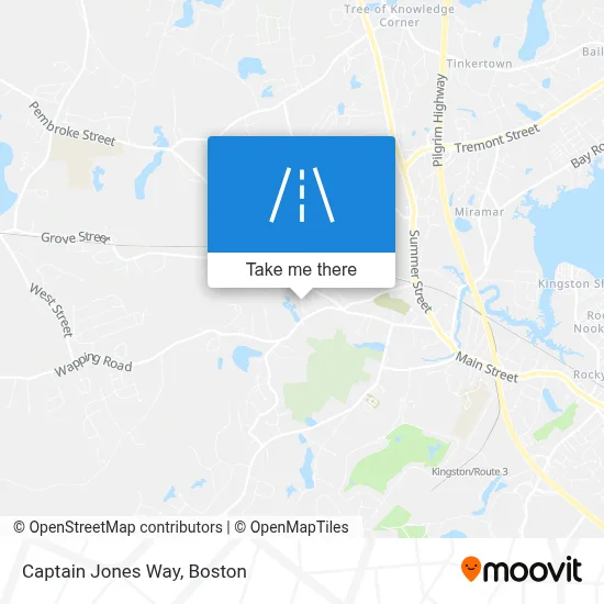 Captain Jones Way map