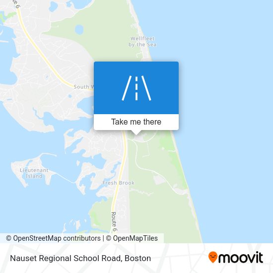 Nauset Regional School Road map