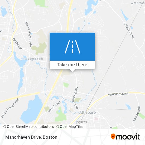 Manorhaven Drive map