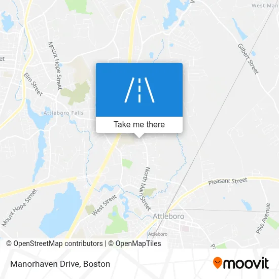 Manorhaven Drive map