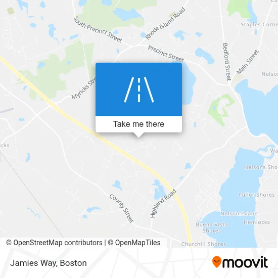 Jamies Way map