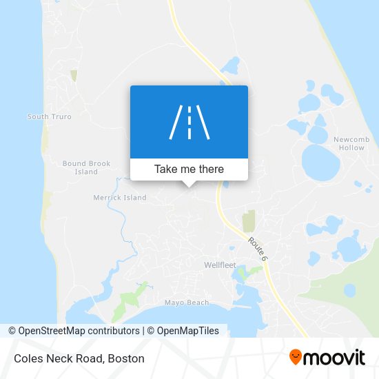 Mapa de Coles Neck Road