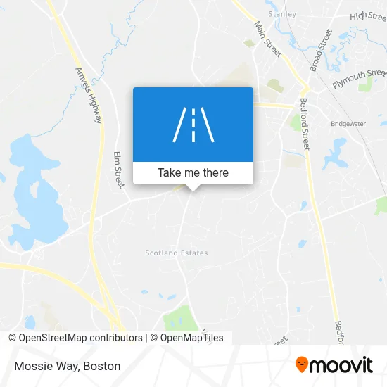 Mossie Way map