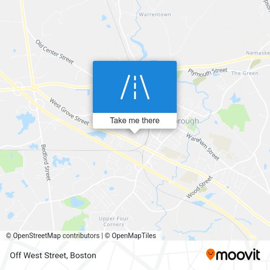 Mapa de Off West  Street