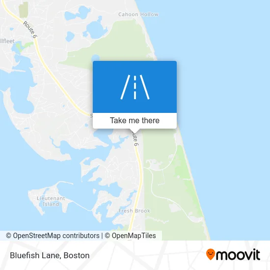 Bluefish Lane map