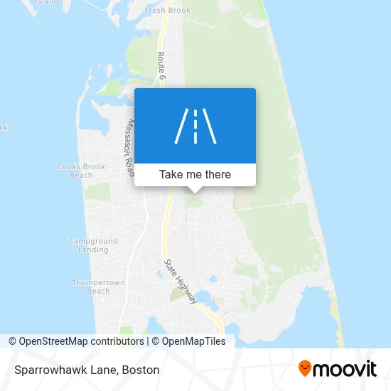Sparrowhawk Lane map