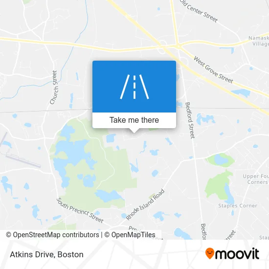 Atkins Drive map