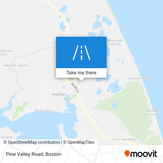 Pine Valley Road map