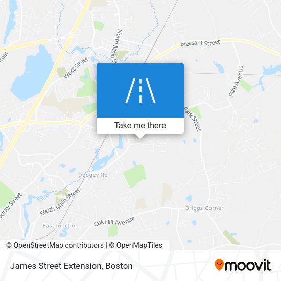 James Street Extension map