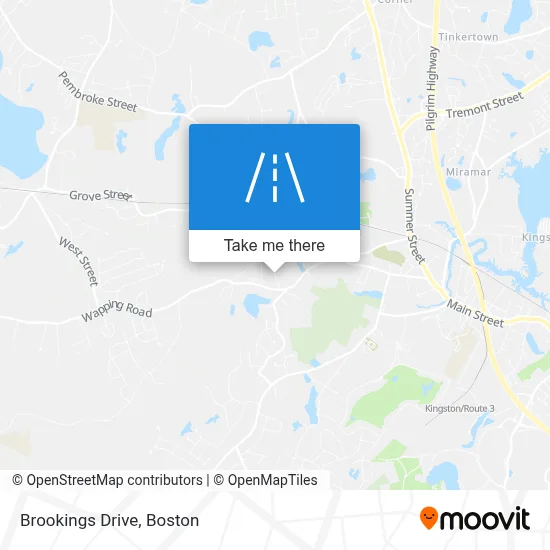 Brookings Drive map