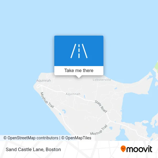 Sand Castle Lane map