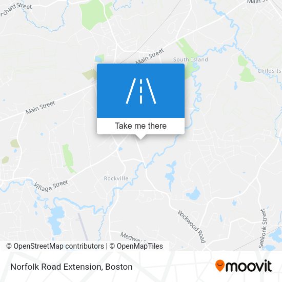 Mapa de Norfolk Road Extension