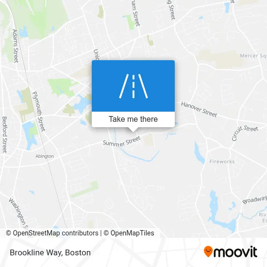 Brookline Way map