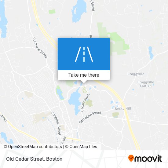 Mapa de Old Cedar Street