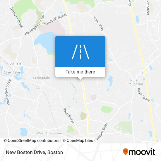 New Boston Drive map