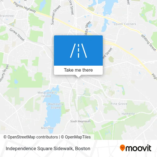 Independence Square Sidewalk map