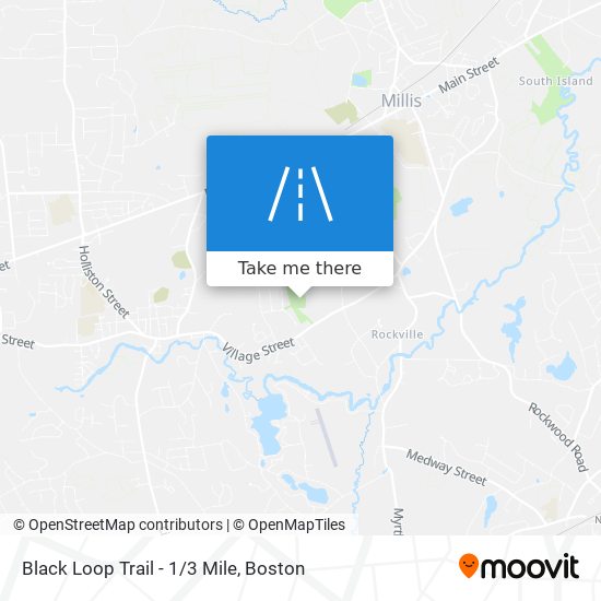 Mapa de Black Loop Trail - 1/3 Mile