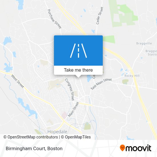 Mapa de Birmingham Court