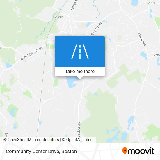 Community Center Drive map
