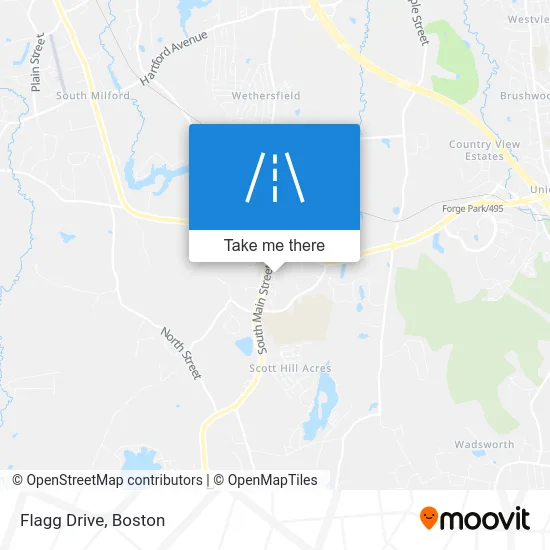 Flagg Drive map