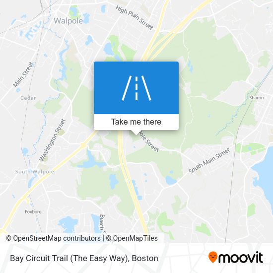 Bay Circuit Trail (The Easy Way) map