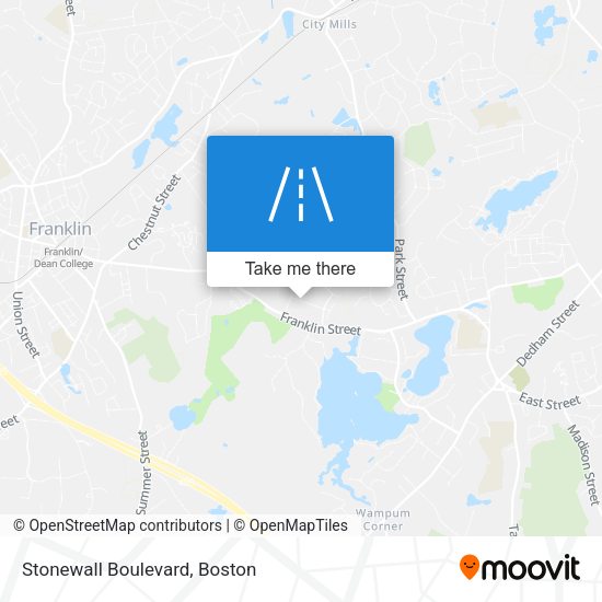 Mapa de Stonewall Boulevard