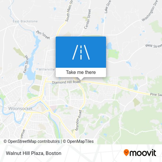 Mapa de Walnut Hill Plaza
