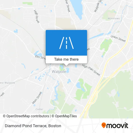 Diamond Pond Terrace map