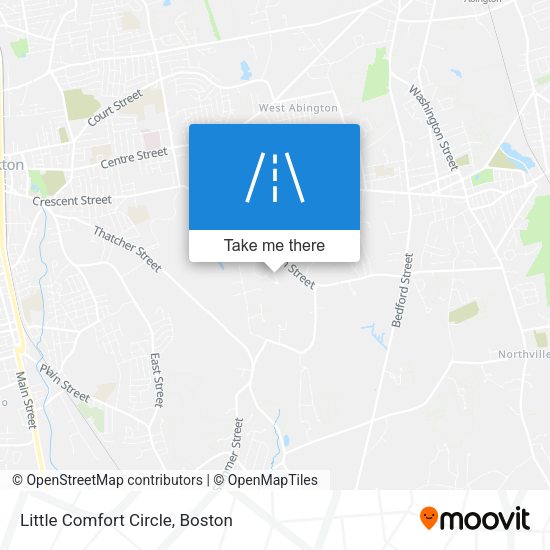 Little Comfort Circle map