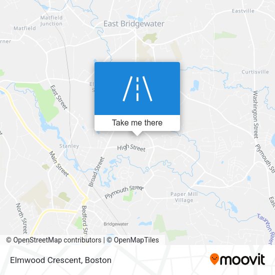 Mapa de Elmwood Crescent