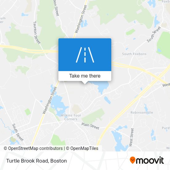 Turtle Brook Road map