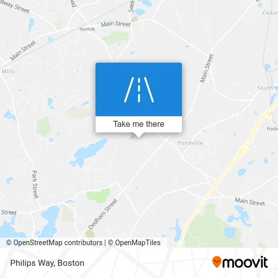 Philips Way map