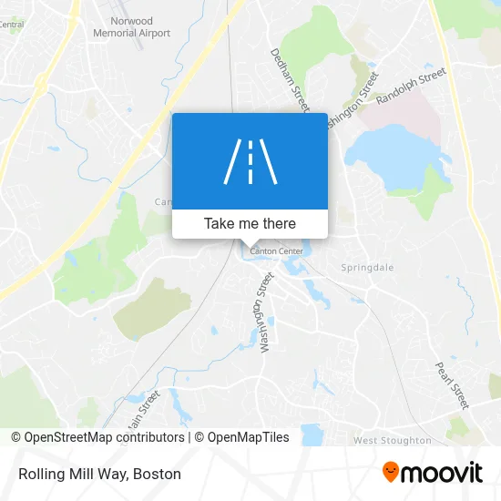 Rolling Mill Way map