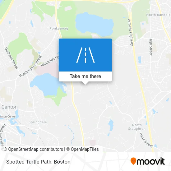 Spotted Turtle Path map