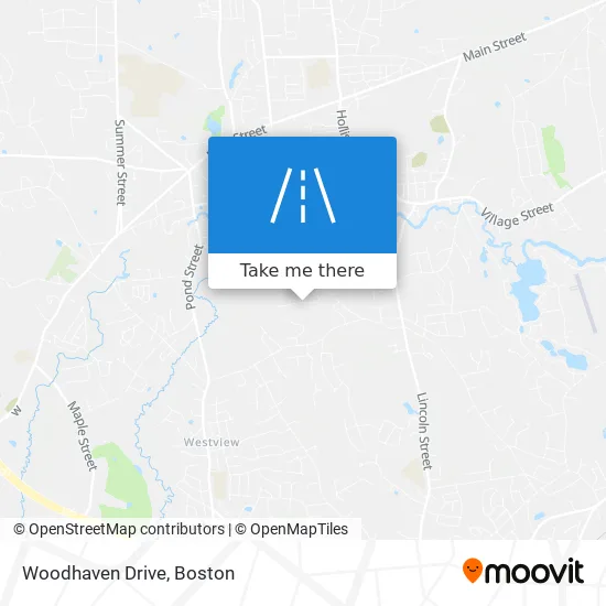 Woodhaven Drive map